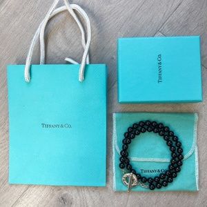 Tiffany & Co. Onyx Toggle Necklace